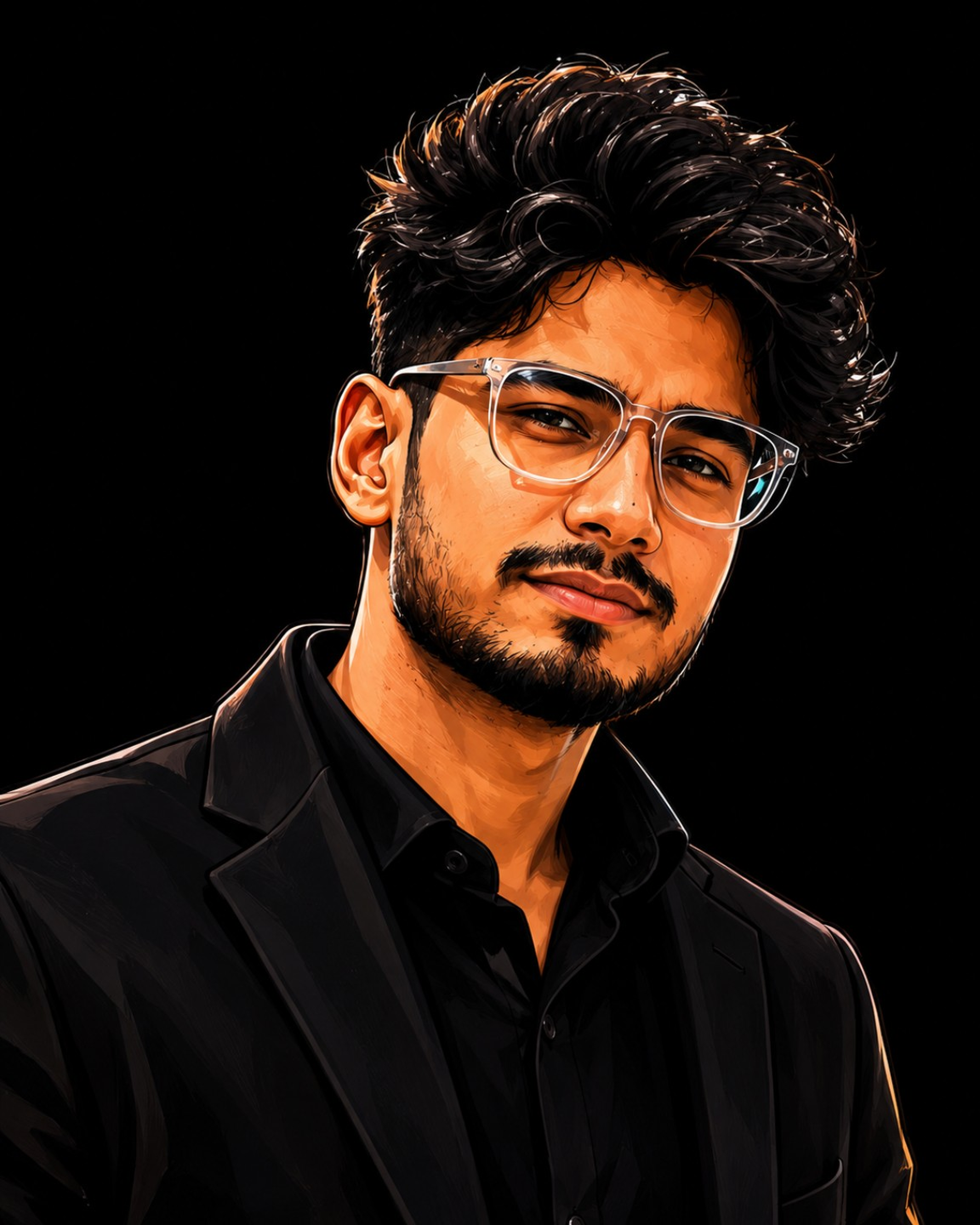 Portrait of Prithvi Raj Pandey